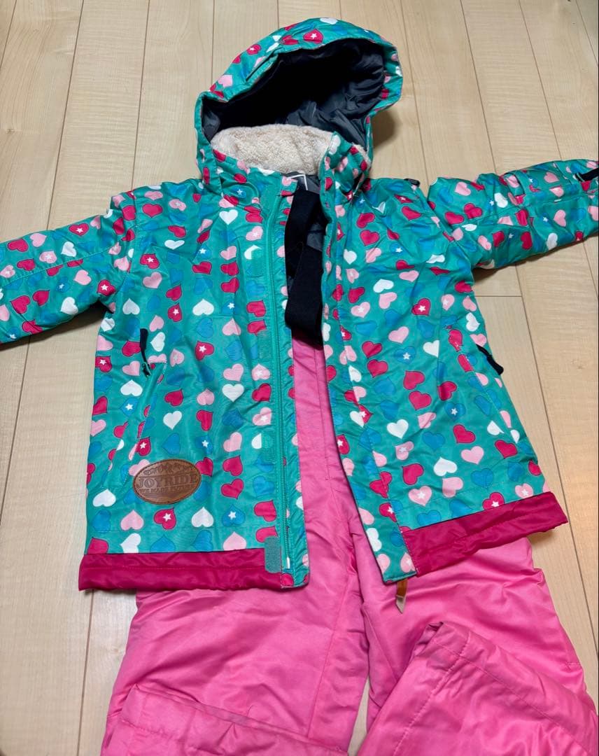 0tataiko0 女の子 スキーウェア一式 7点セット 120〜130