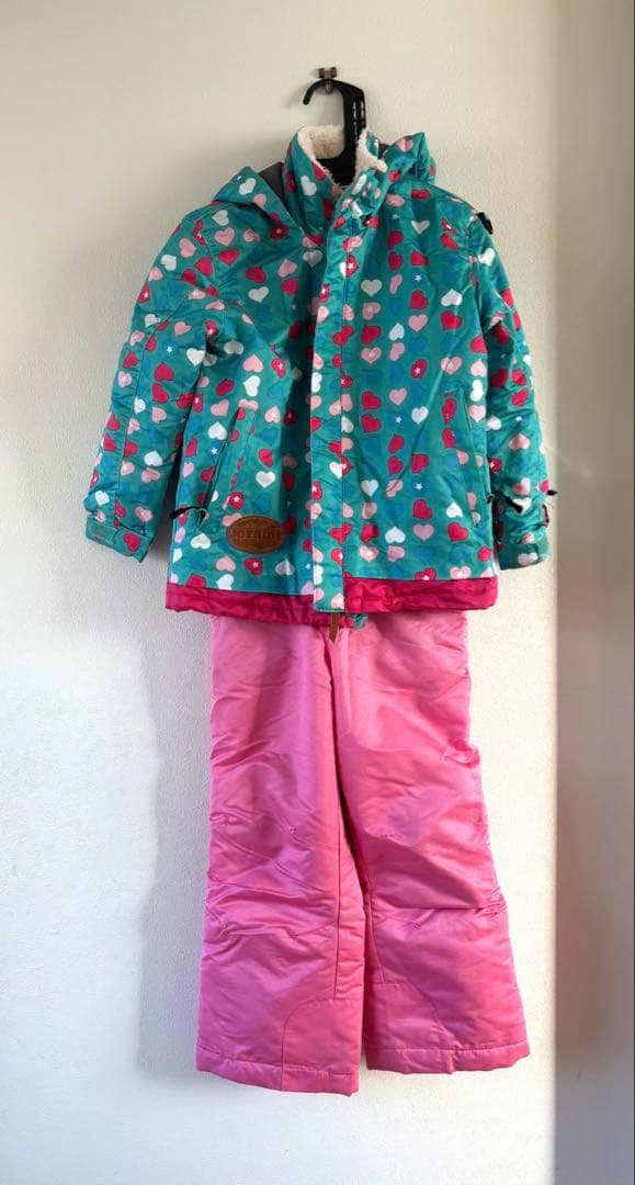 0tataiko0 女の子 スキーウェア一式 7点セット 120〜130