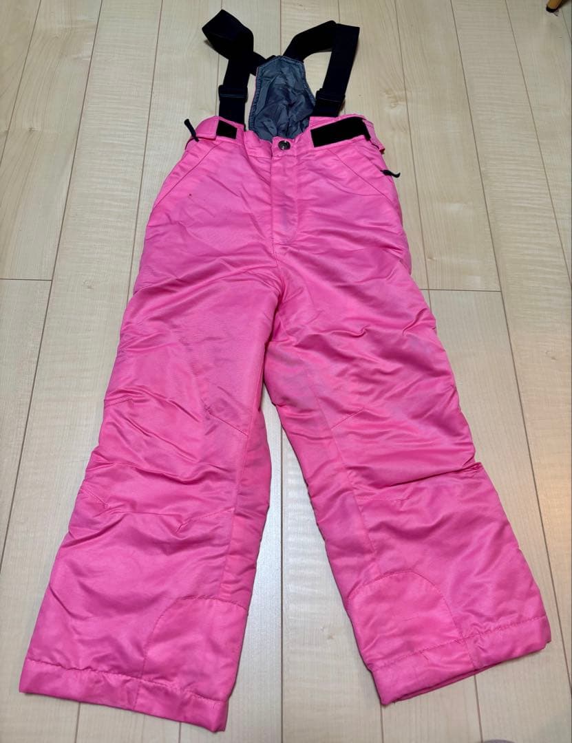 0tataiko0 女の子 スキーウェア一式 7点セット 120〜130