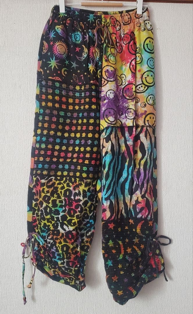 エルロデオ　Kiitos　パンツ　カラフル　派手　デコラ パッチワーク　未使用