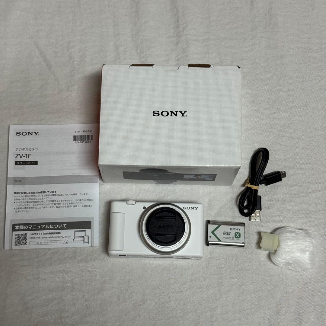 SONY ZV-1F ホワイト デジタルカメラ