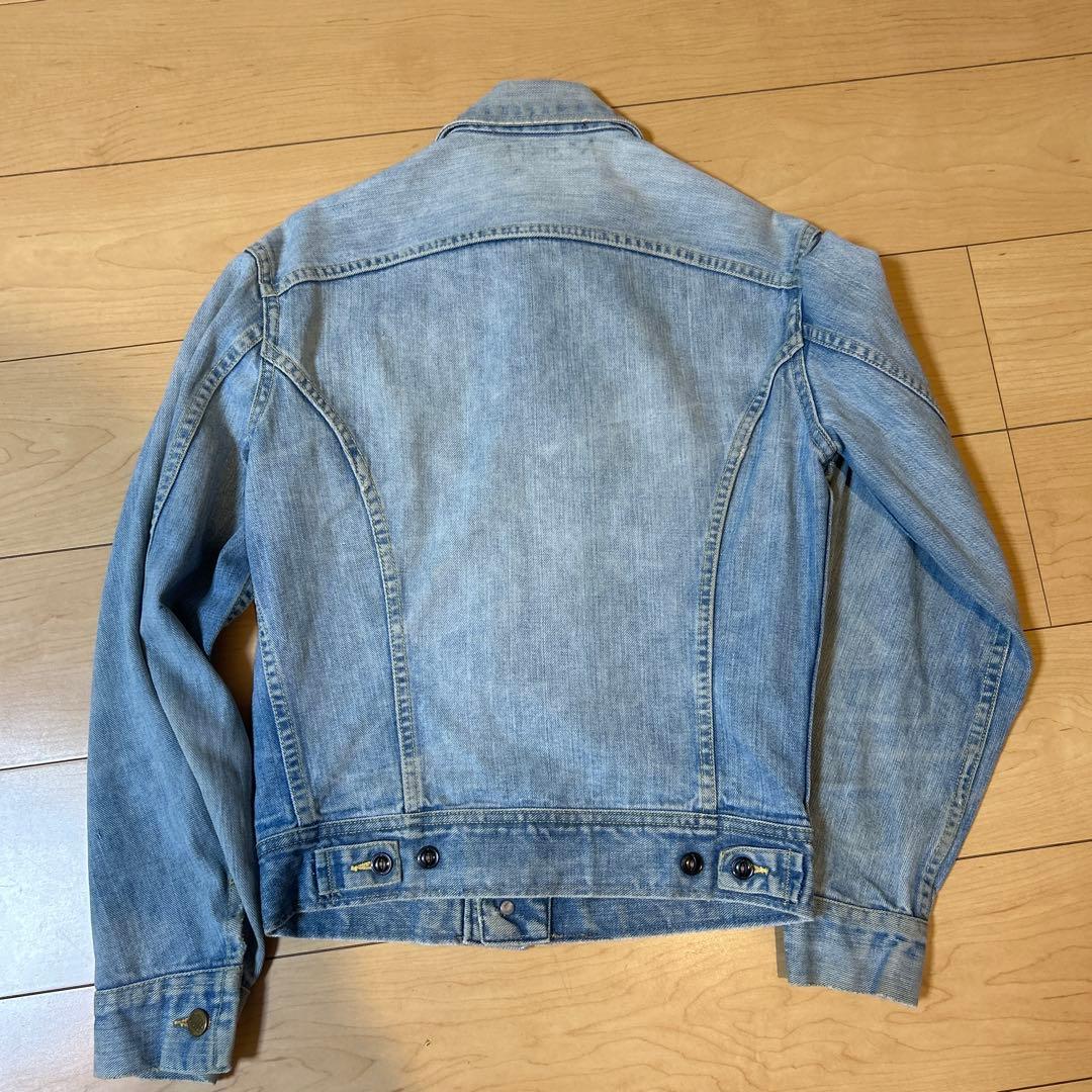 60s 70s USA製　lee 大文字　セカンド　デニムジャケット　三角タグ