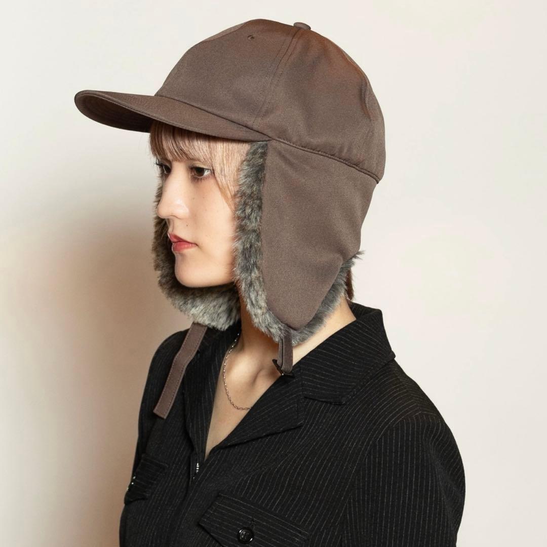 【 CA4LA 】FLAPCAP REPLFUR フライトキャップ