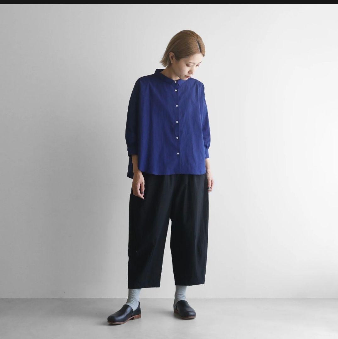 HUIS コードレーンワイドパンツ ブラック