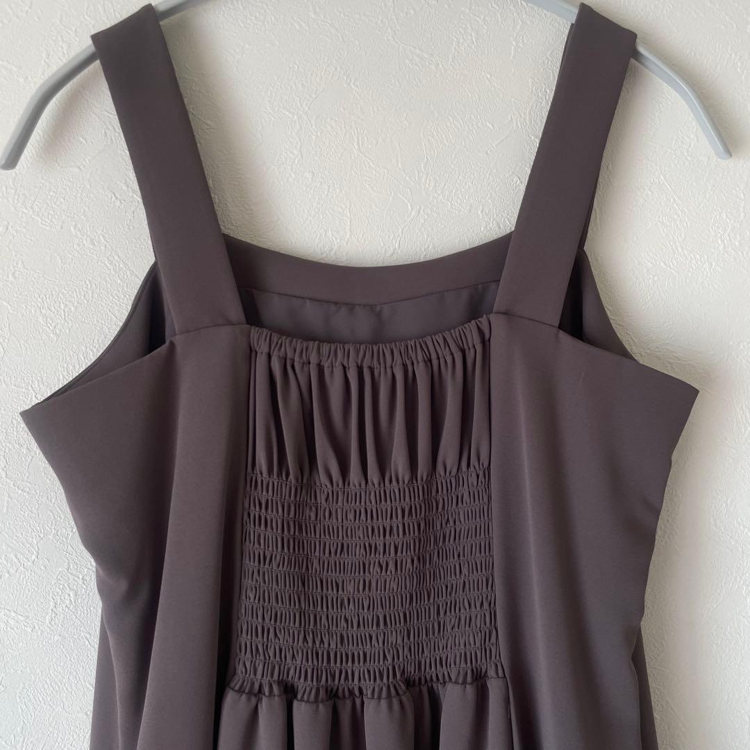 オケージョンドレス ブラウン