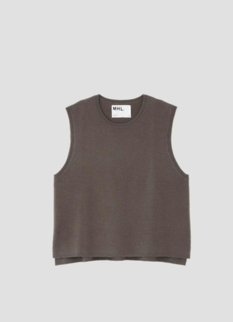 新品タグ付きMHL【定価2.2万】 ウールニットベスト