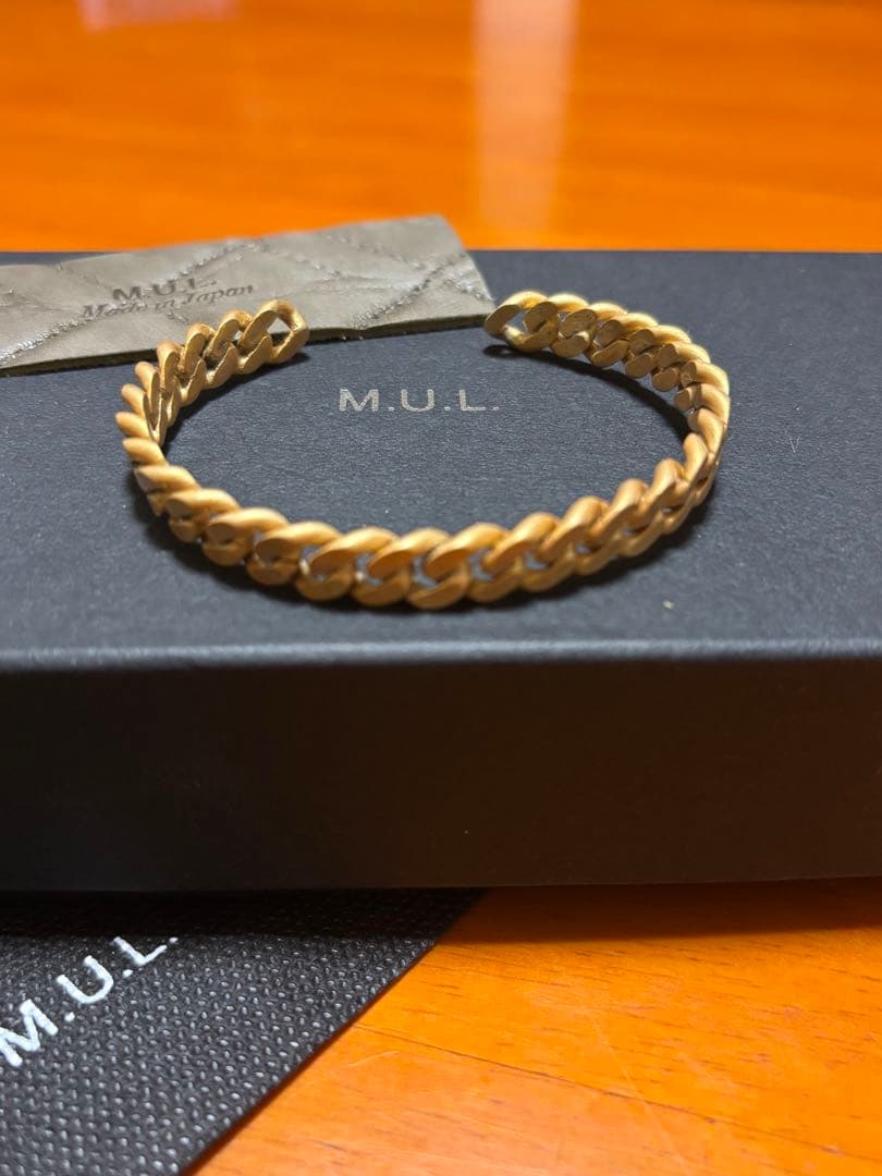 M.U.L エムユーエル バングル マットゴールド