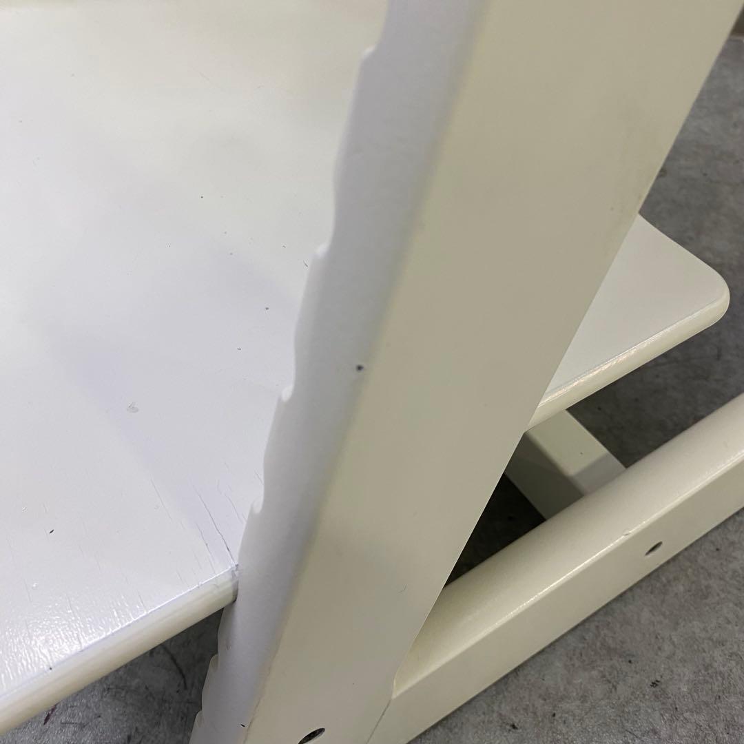 STOKKE トリップトラップ ハイチェア ホワイト ベビーチェア