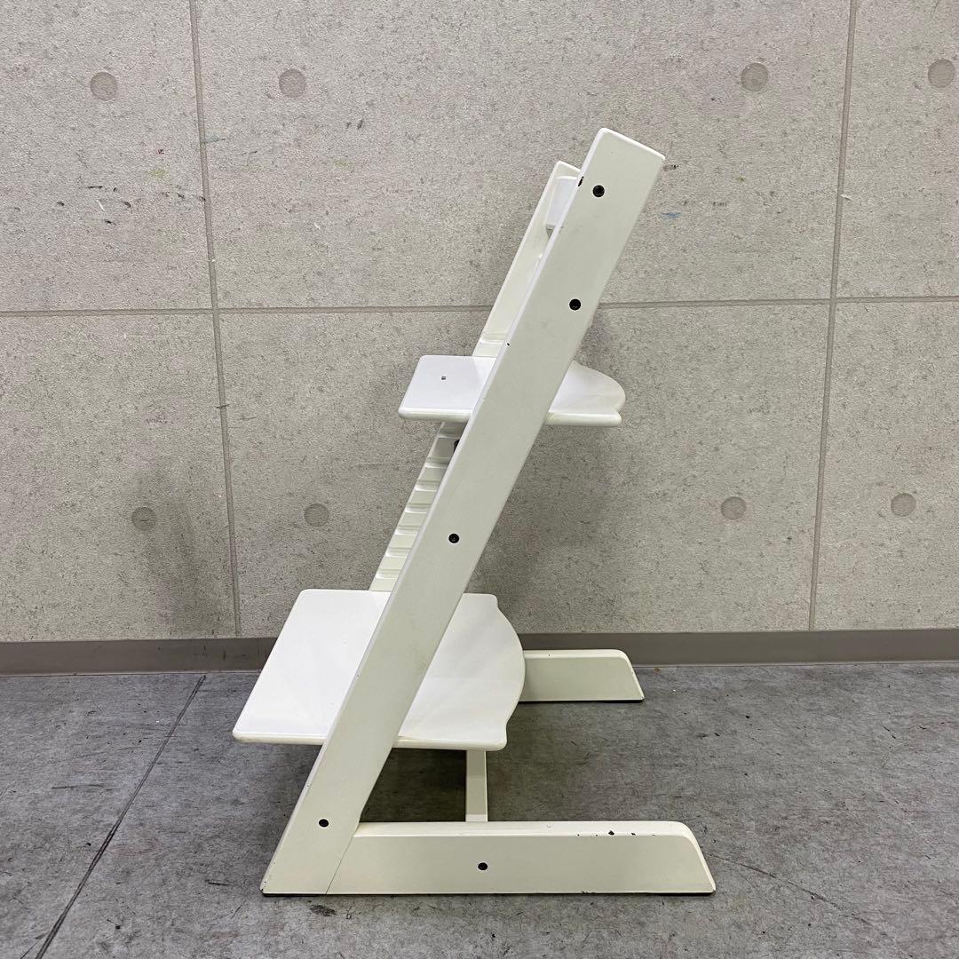STOKKE トリップトラップ ハイチェア ホワイト ベビーチェア