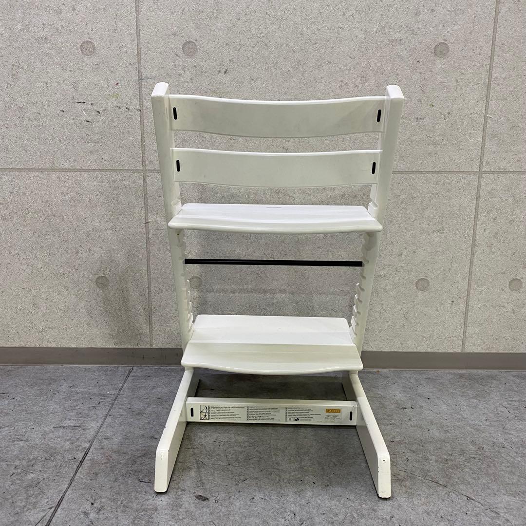 STOKKE トリップトラップ ハイチェア ホワイト ベビーチェア