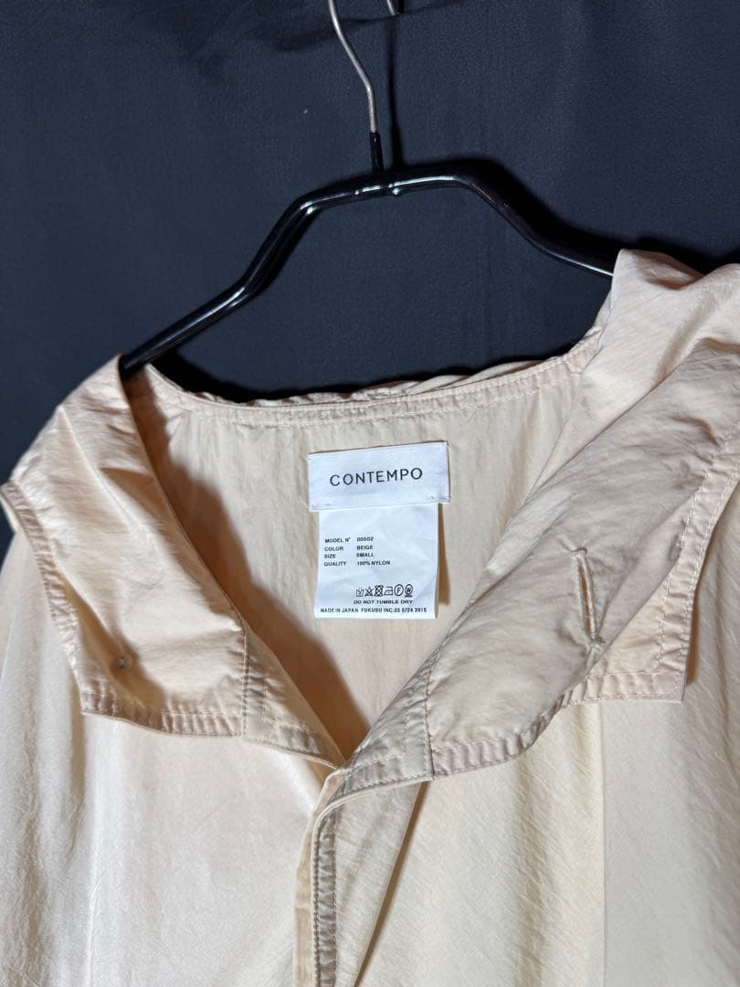 YAECA CONTEMPO ヤエカ**ほぼ新品**フーデッド レイン コート
