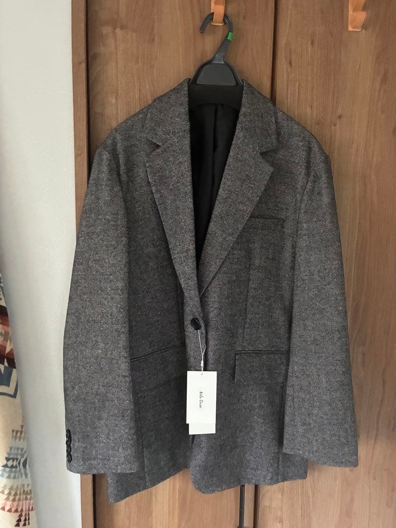 ちぼ【新品タグ付】Mila Owen グレー BIGコートジャケット