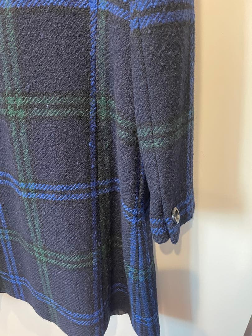 Yorkland チェック柄ロングコート