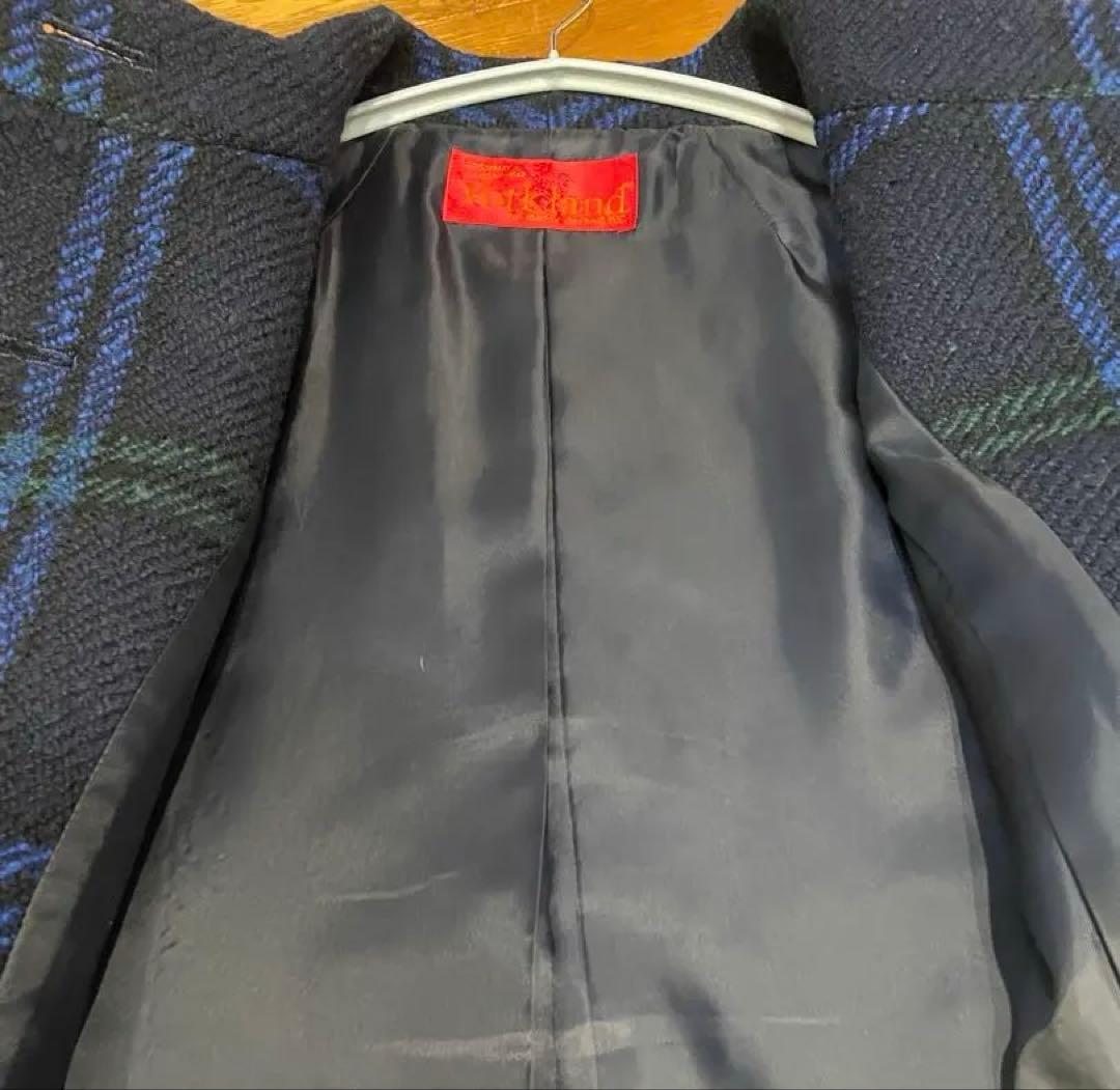 Yorkland チェック柄ロングコート