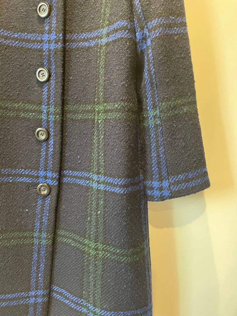 Yorkland チェック柄ロングコート