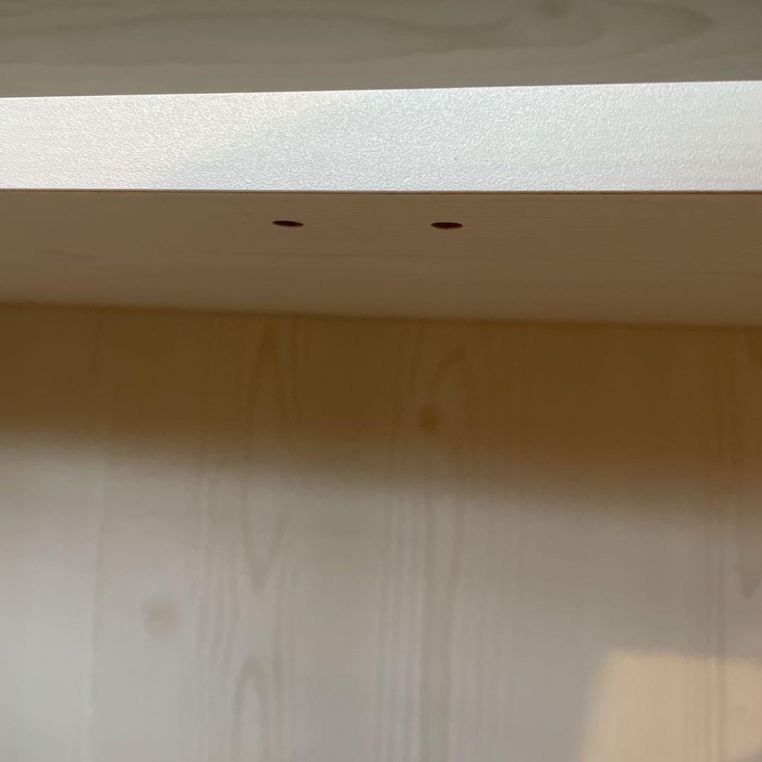 k979r114 カントリー調の白いキッチンカウンター/ワゴン キャスター付き