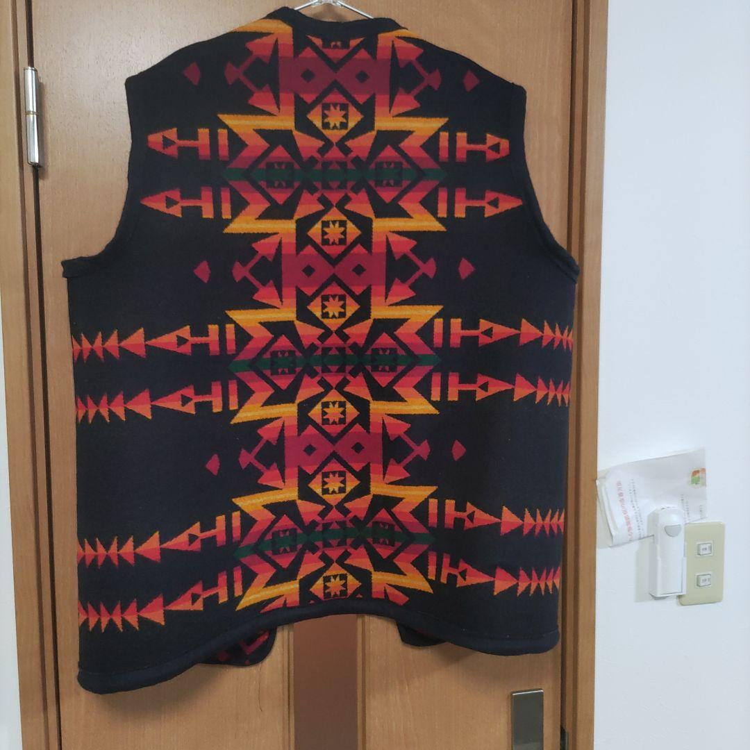 m*a様 ペンドルトンベスト　幾何学模様　ラグベスト　imazine