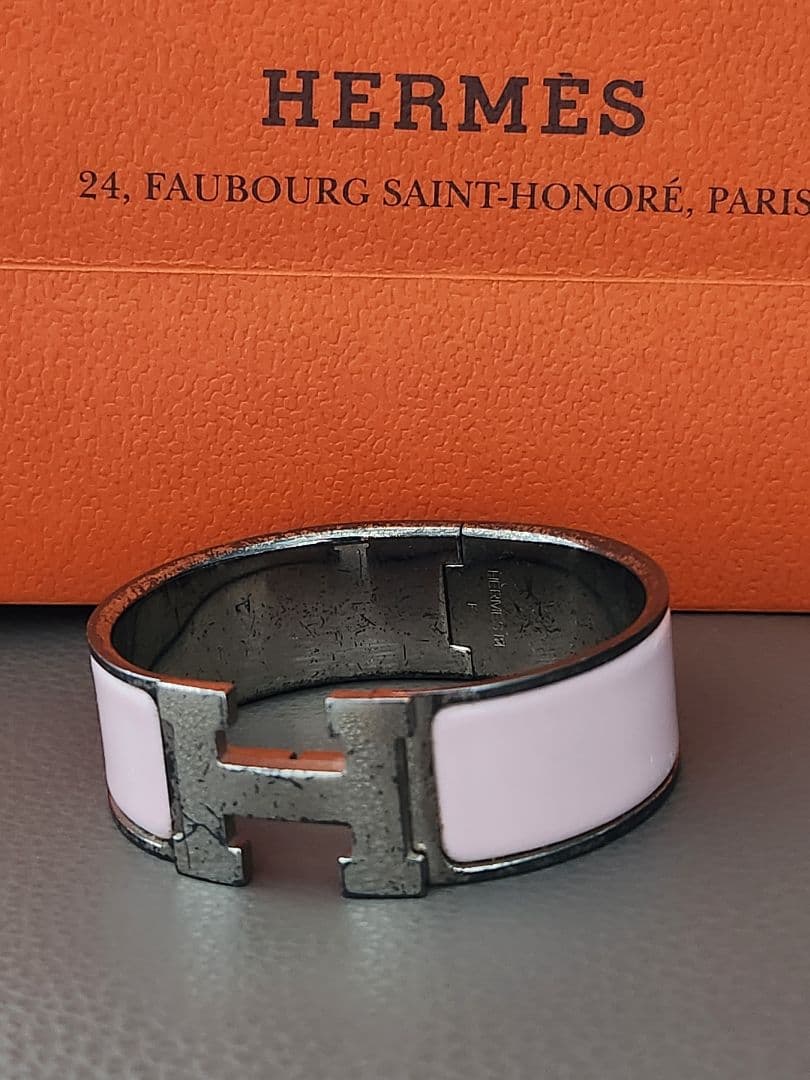 難あり★エルメス★HERMES★バングル★ピンク