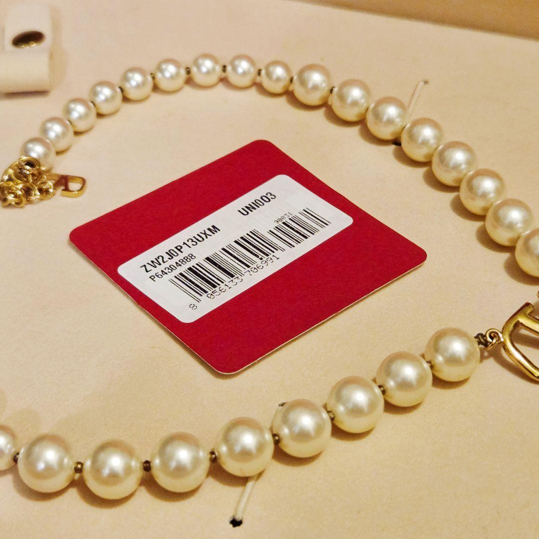 【最終価格】正規品 ヴァレンティノ パールネックレス Vロゴ VALENTINO