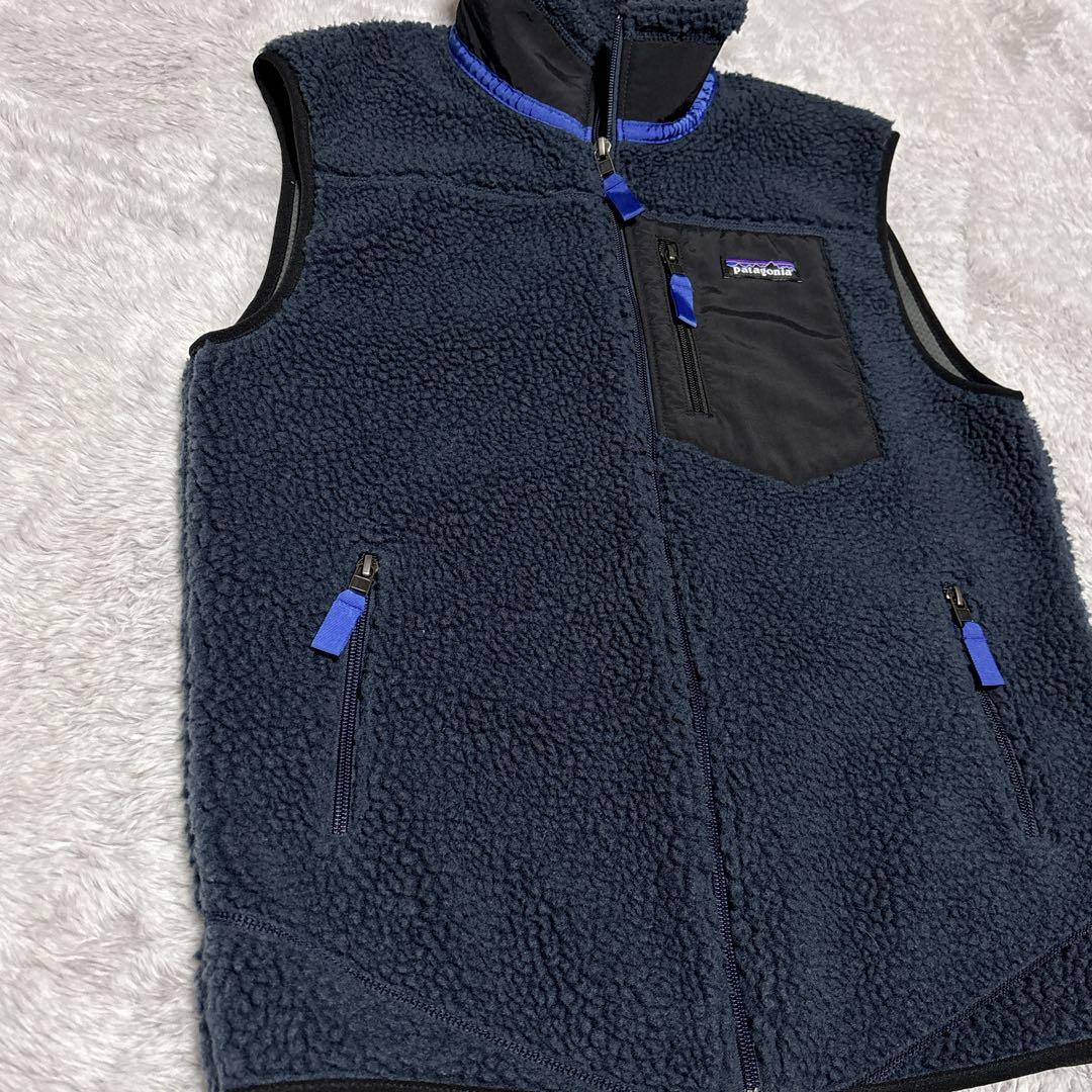美品 パタゴニア クラシック レトロXベスト Sサイズ ネイビー