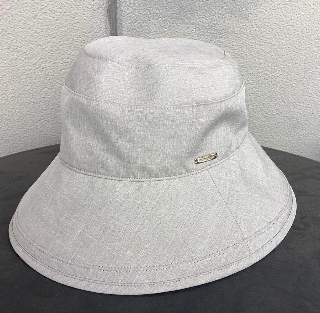 【新品未使用タグ付き】芦屋ロサブラン　プレーンハット（ベージュ、Lサイズ）