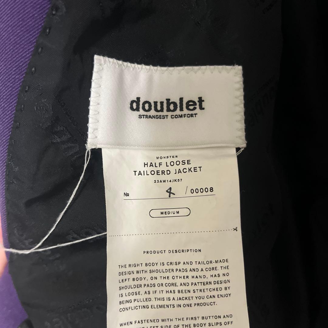 ジャケット・アウター doublet HALF LOOSE TAILORED JACKET