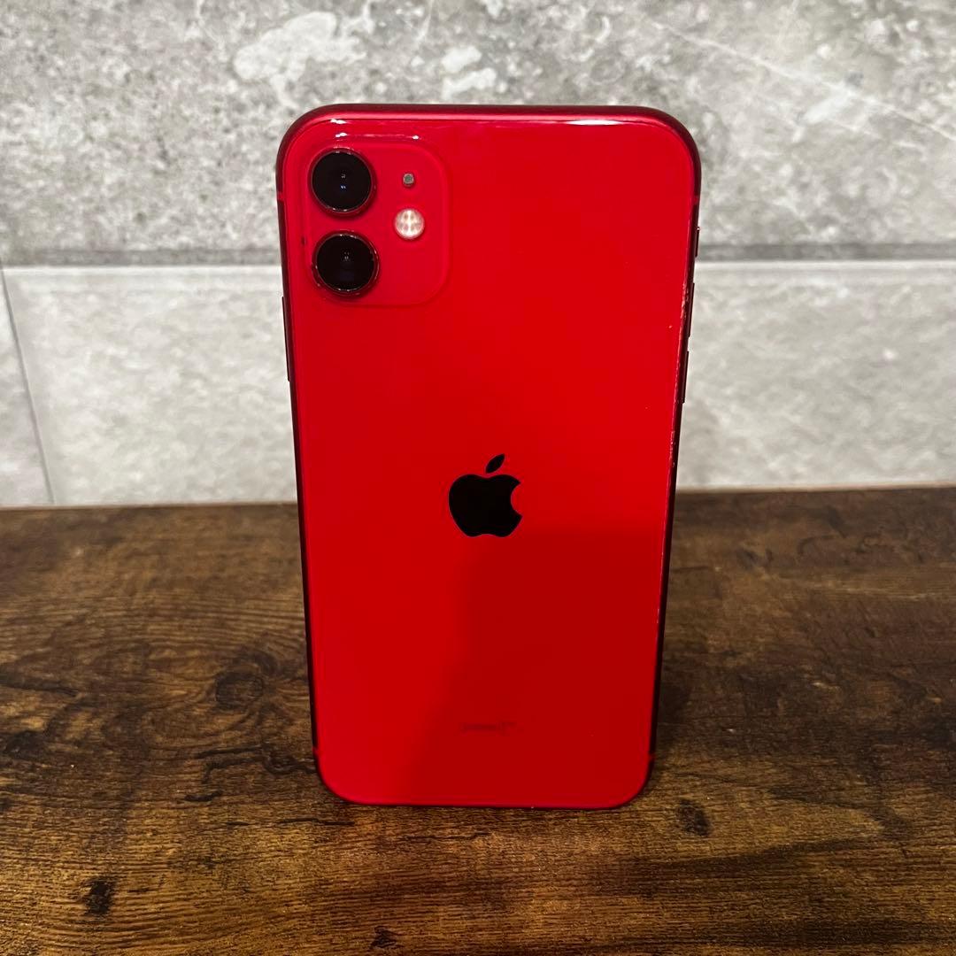 Apple iPhone 11 レッド 256GB 【360度全方位ケース付き】