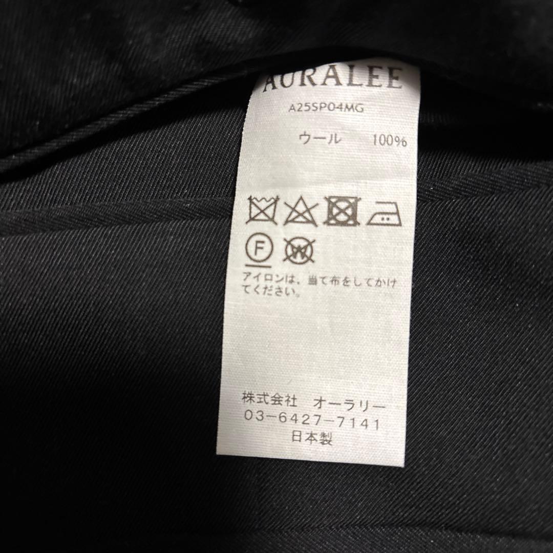 AURALEE　LIGHT WOOL MAX GABARDINE SHORTS