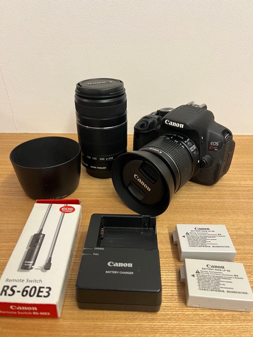 Canon EOS Kiss X6i ダブルズームキット｜18-55mm /