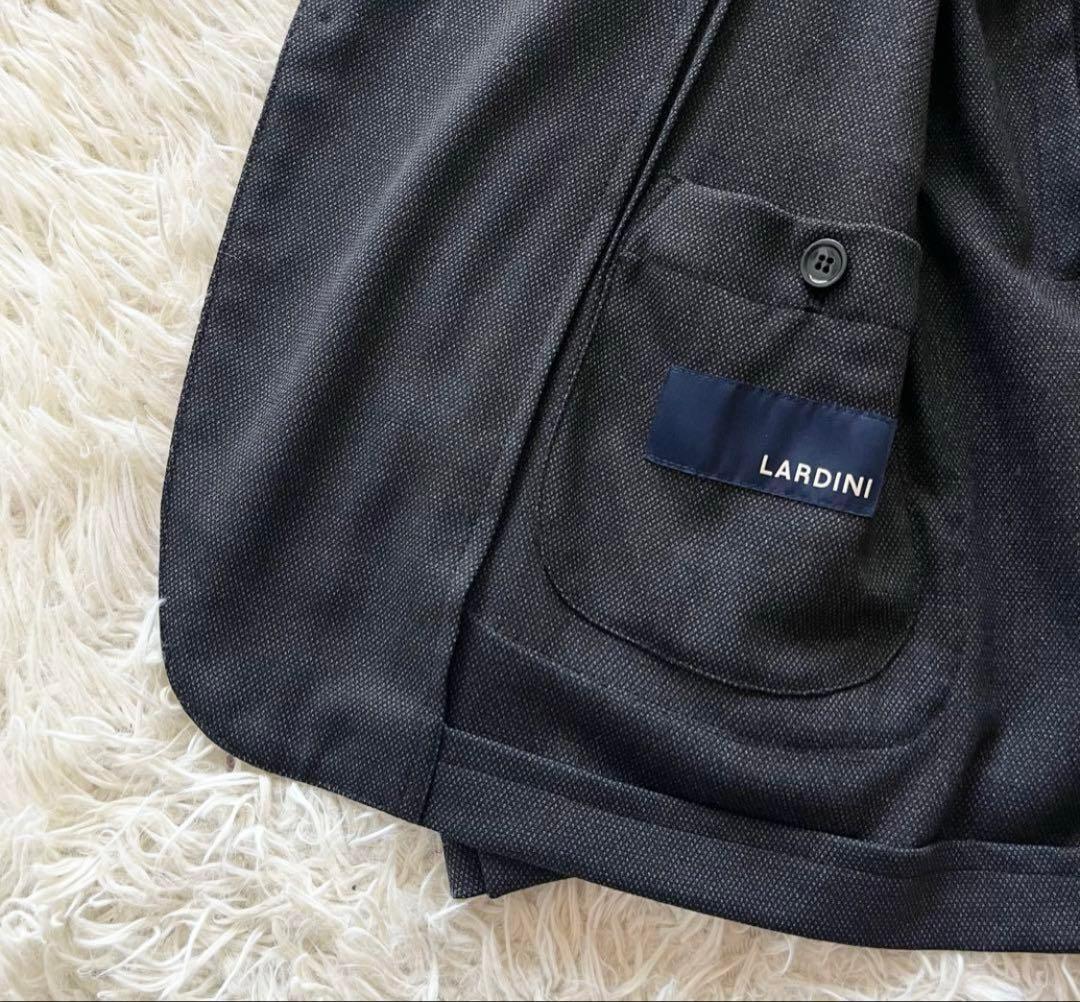 Y*h様 <美品> LARDINI easy wear バーズアイ グレー ジャ