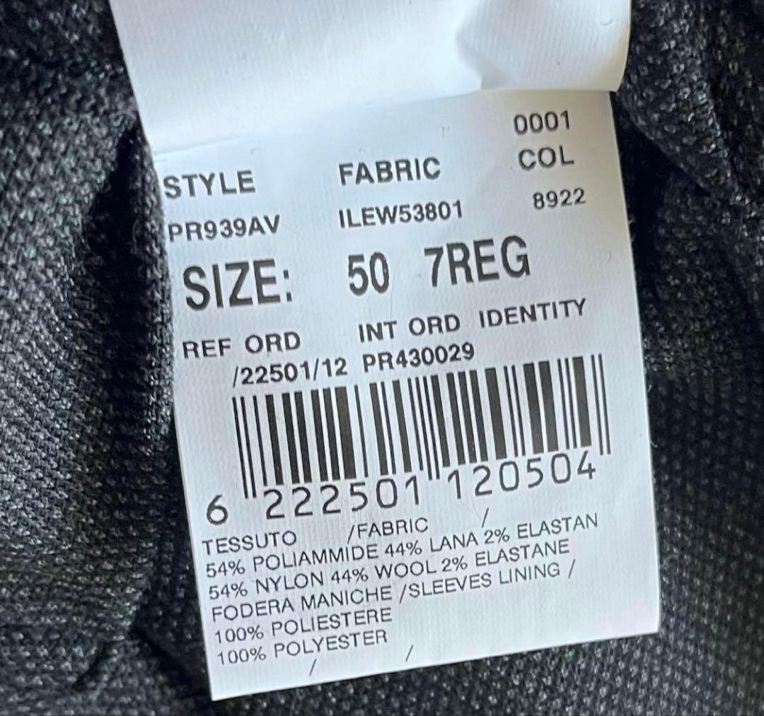 Y*h様 <美品> LARDINI easy wear バーズアイ グレー ジャ