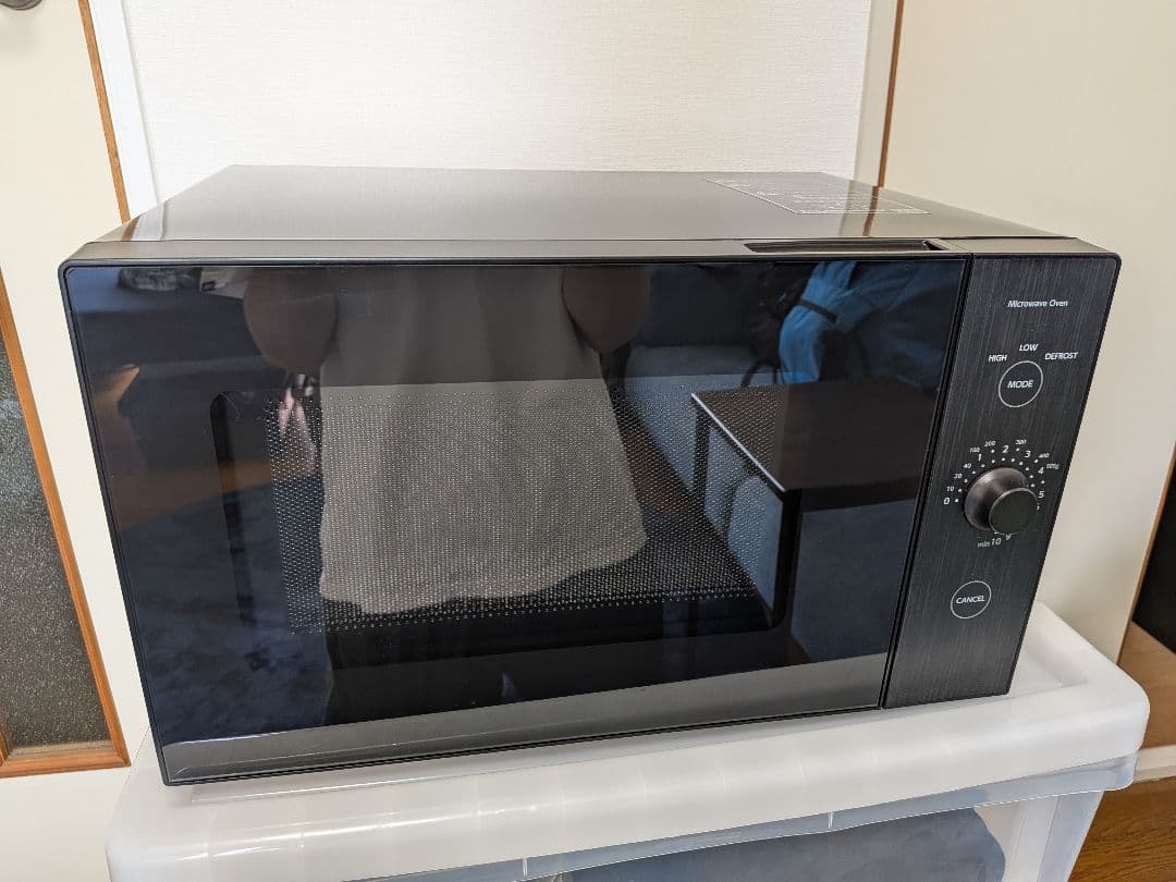 【電子レンジ】YAMAZEN YRL-F180B ブラック