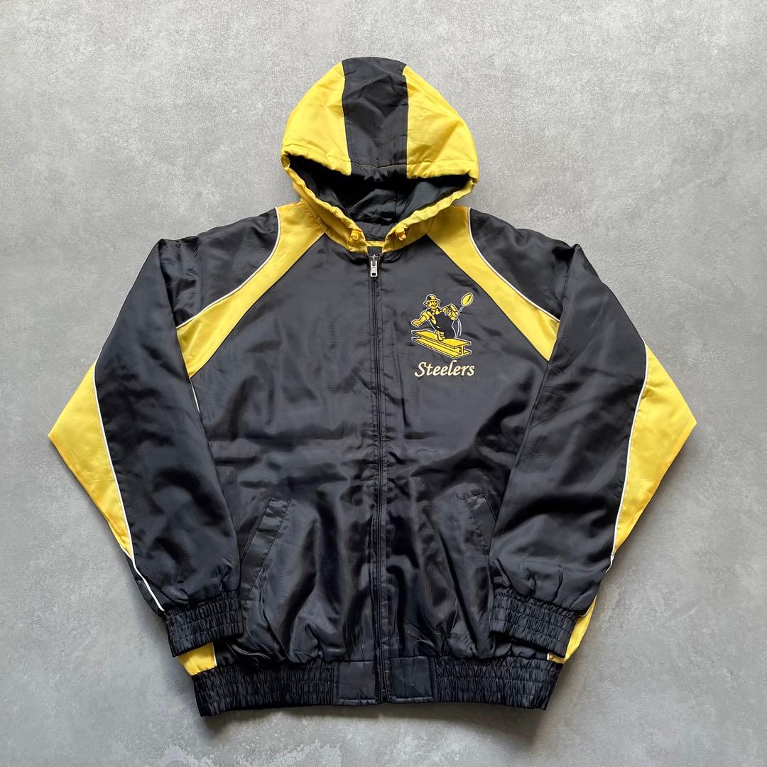 90s NFL スティーラーズ ナイロンジャケット