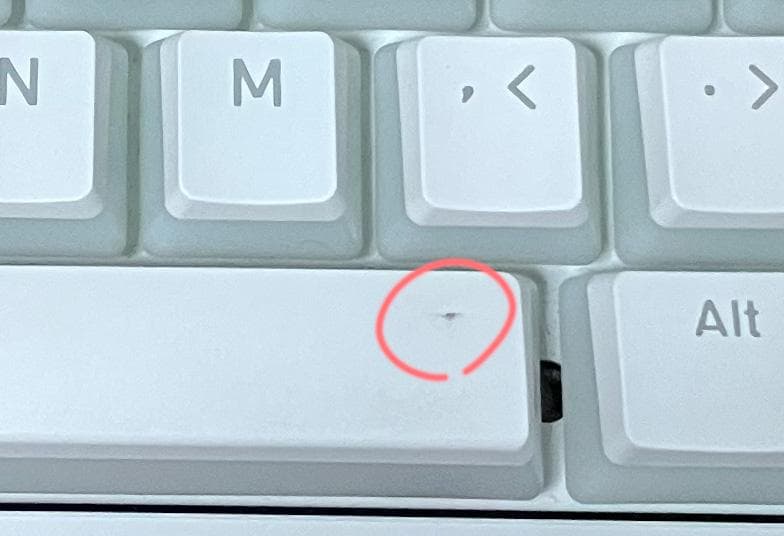 Wooting 60HE　ホワイトカスタム