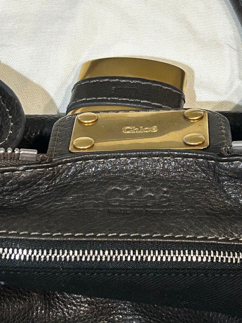 クロエ　パディントン　ハンドバッグ 金具 鍵付き