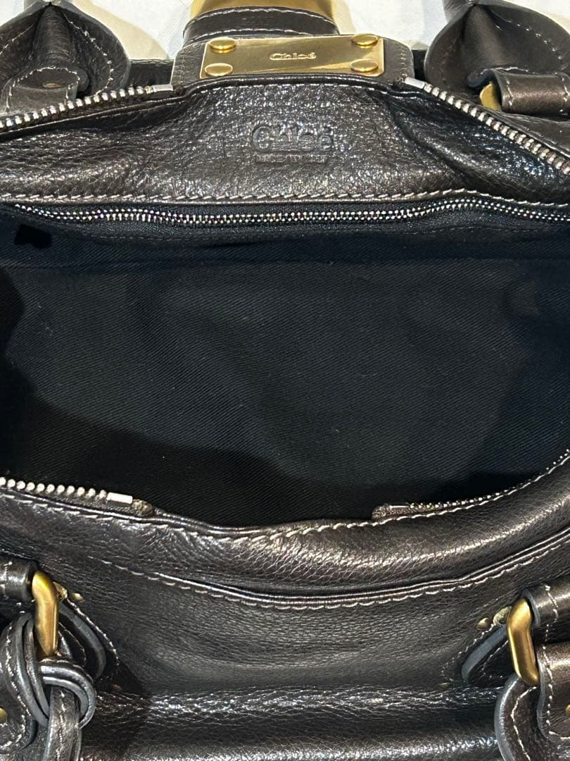 クロエ　パディントン　ハンドバッグ 金具 鍵付き