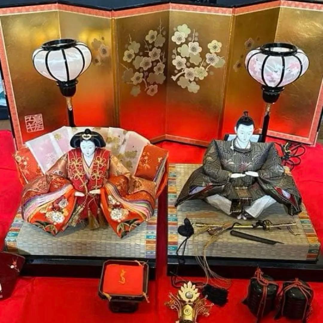 吉徳高級雛人形 親王飾り 東旭作　鳥居ユキ監修　優貴ひな