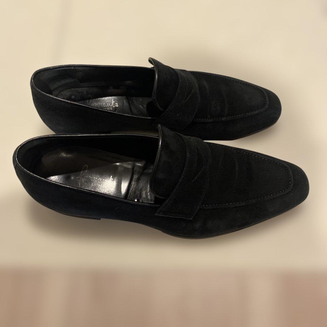 フェランテ　スエード ローファー　ブラック