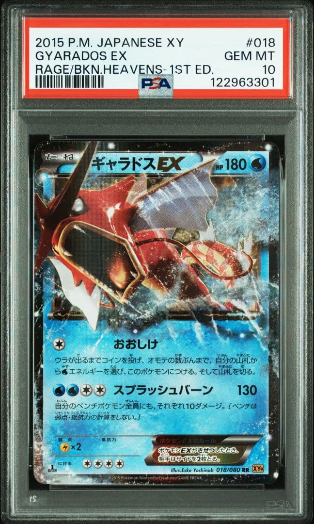 【PSA10 & 9】ギャラドスEX MギャラドスEX RR XY9 1ED