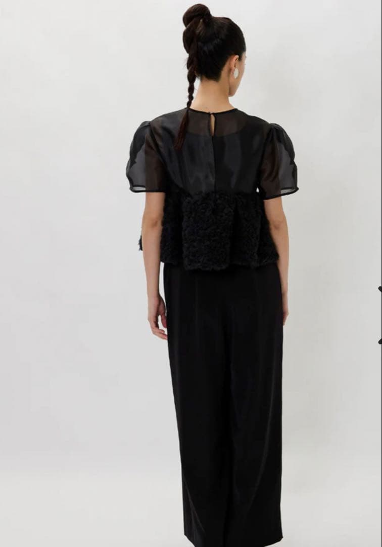 niana スウェルペプラムセットアップパンツドレス