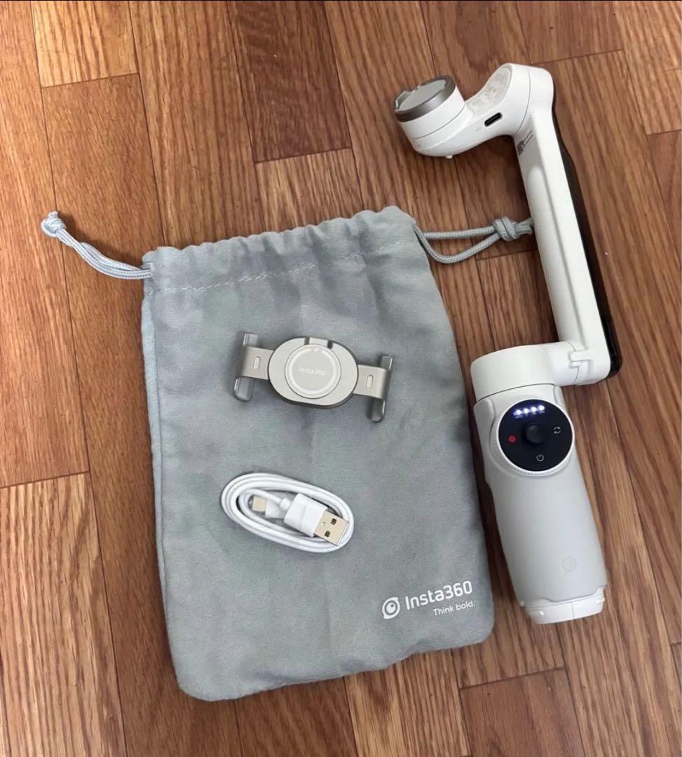 値下げInsta360 Flow スマートフォンスタビライザー サミットホワイト