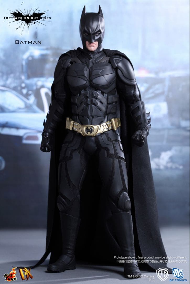 ホットトイズムービーマスターピースDX バットマン1/6スケールフィギュア 中古