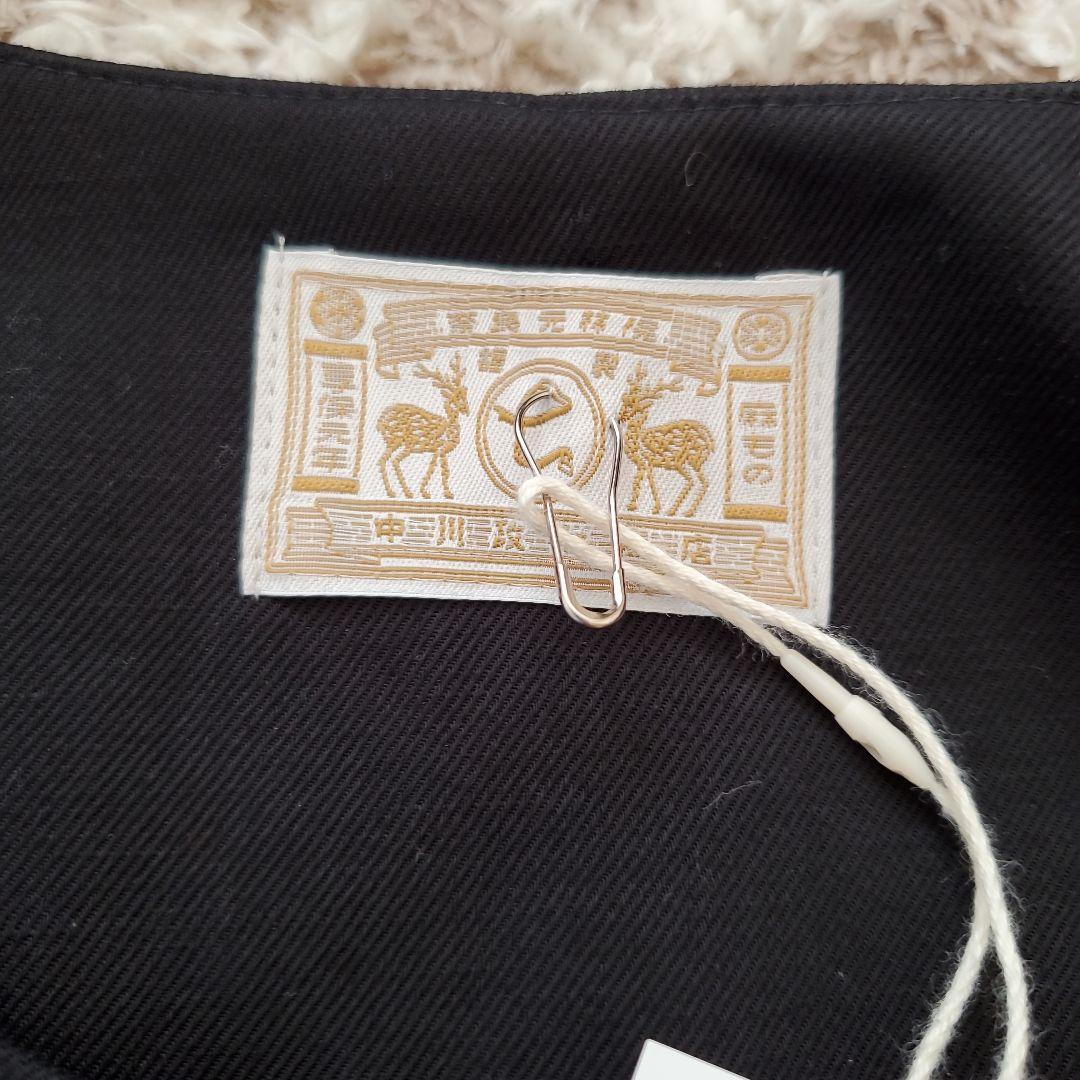 中川政七商店　重ね襞のワンピース&ジャケット　黒　フォーマル