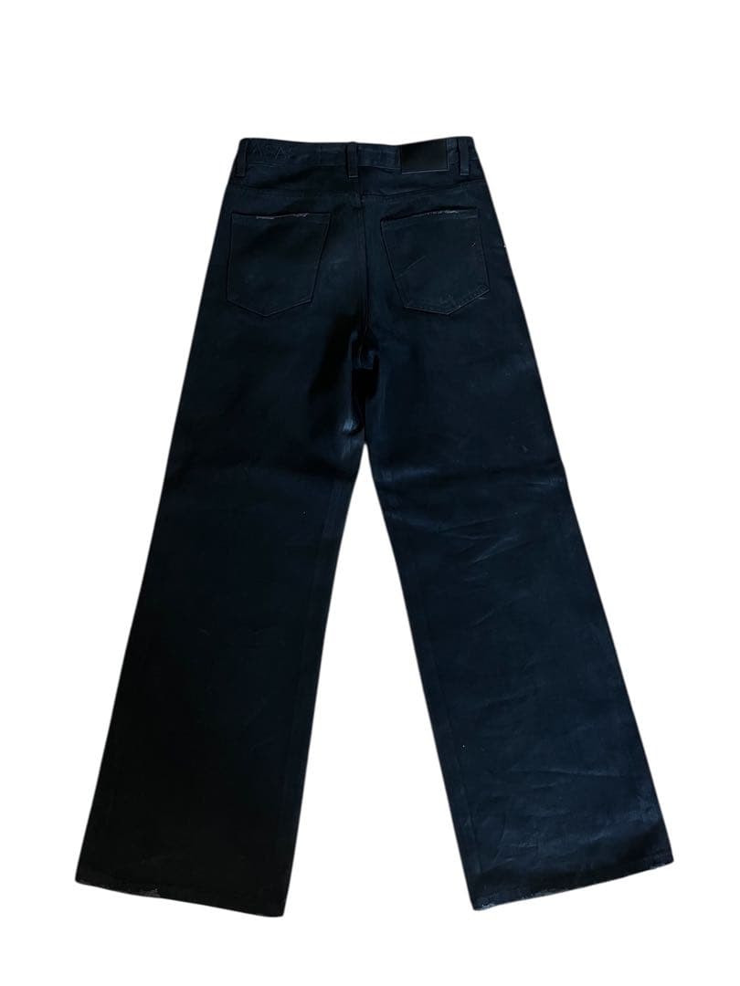 パンツ VALABASAS wax coating Baggy Denim