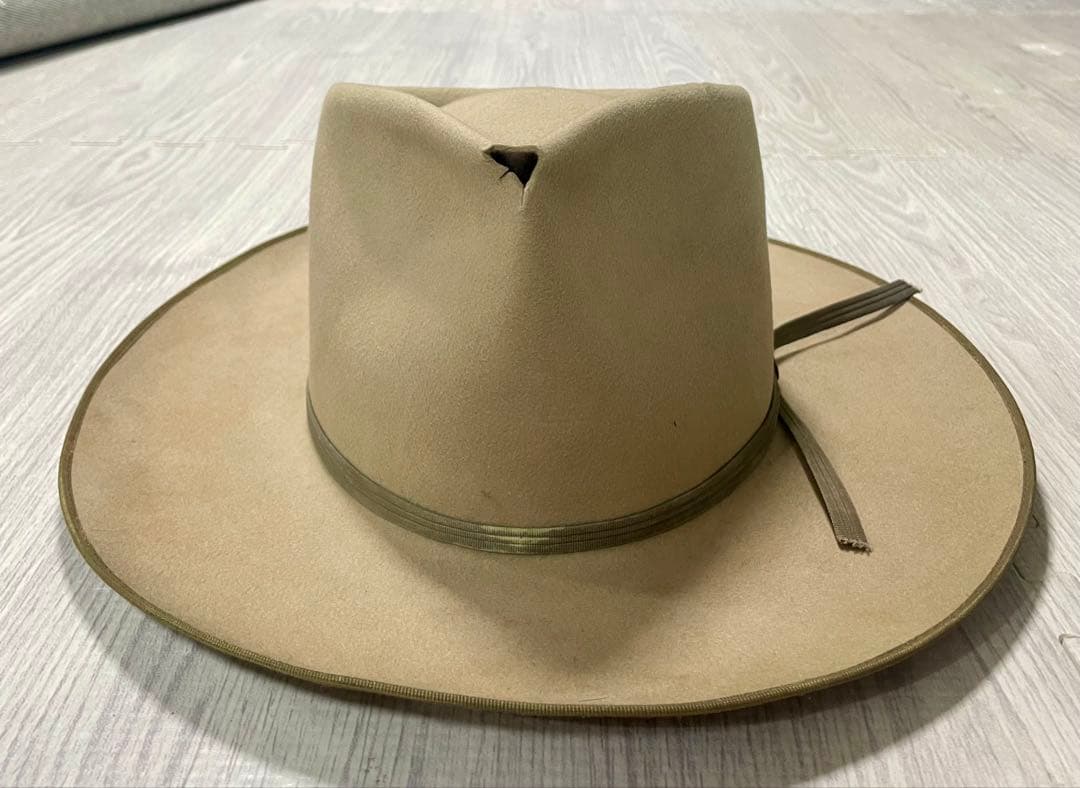 ジョニーデップ 着　ヴィンテージハット　ファットハッター　STETSON RRL