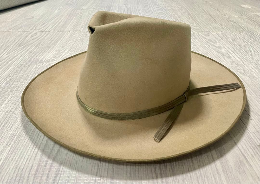 ジョニーデップ 着　ヴィンテージハット　ファットハッター　STETSON RRL