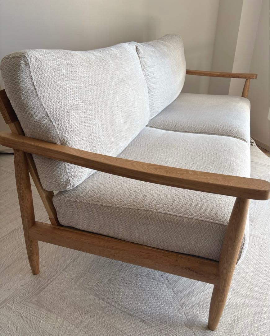 大川家具 2人掛けソファ(送料込)