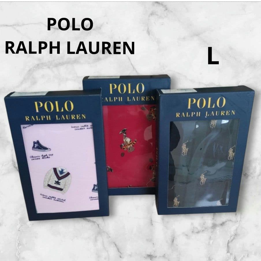 ラルフローレン☆ボクサーパンツ♪ポロベアあり✨3枚セット✨L✨新品