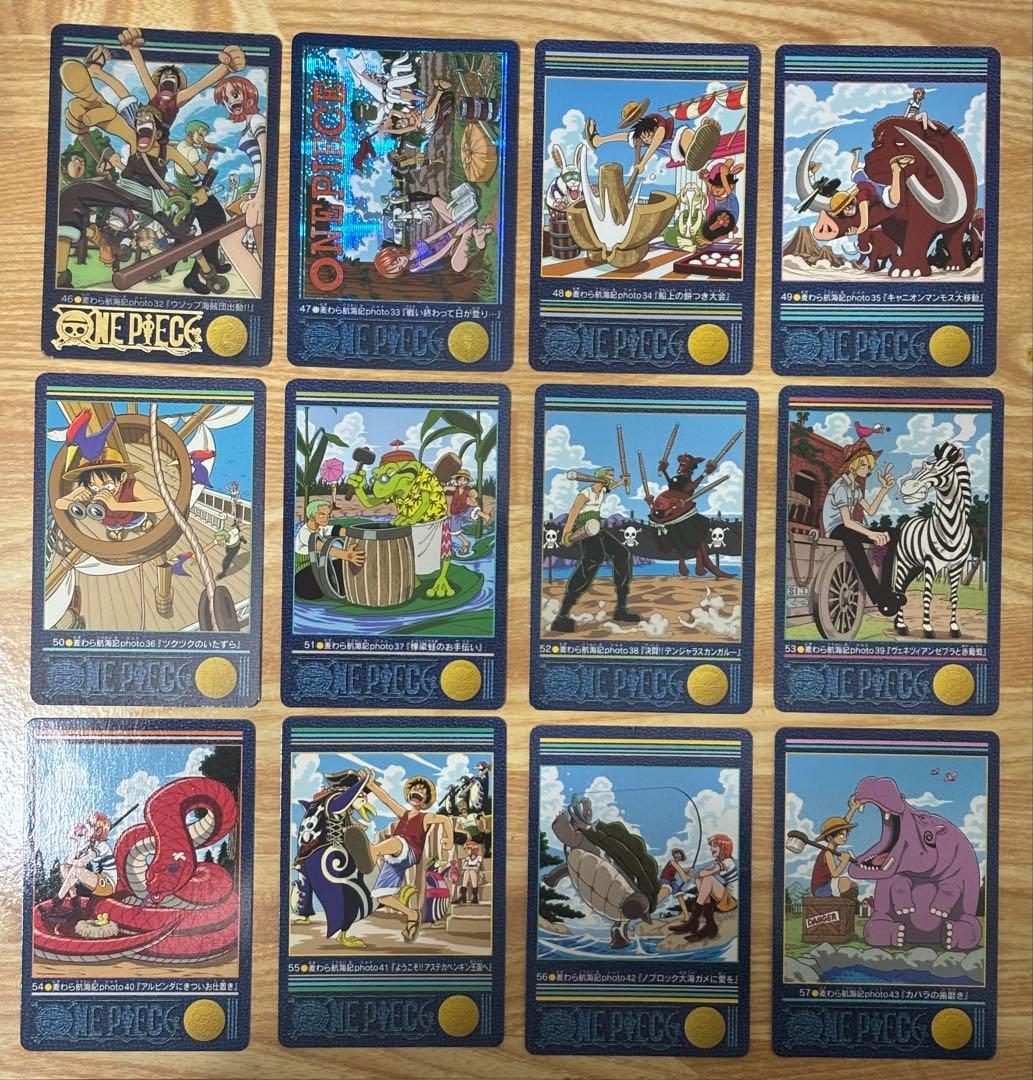 ワンピース　ビジュアルアドベンチャー　168枚　コンプリートセット
