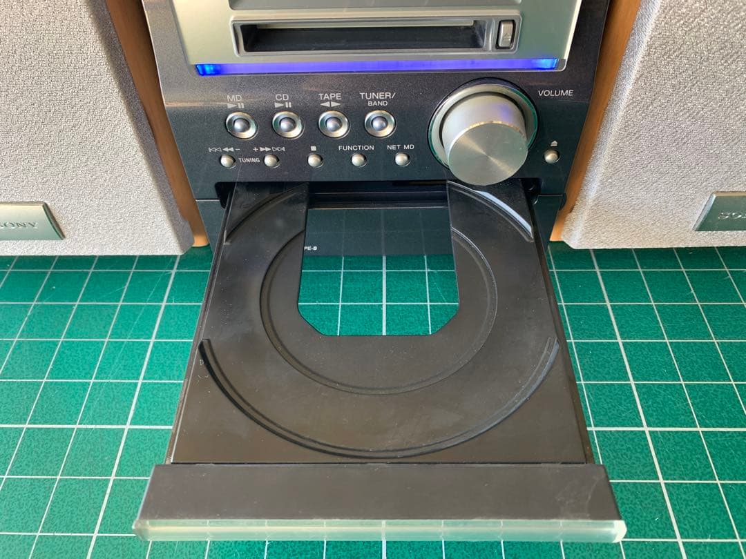 SONY ミニコンポ　CMT-M333NT CD・MD・カセットデッキ